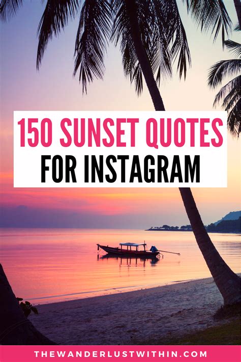 250 Perfect Sunset Captions For Instagram 2021 The Wanderlust Within