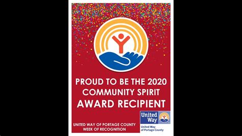 Community Spirit Award Video 2020 Youtube