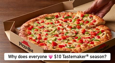 The Tastemaker Pizza Is Back At Pizza Hut Locations Nationwide The Fast Food Post