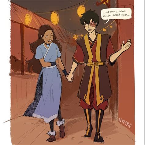 Nymre Zuko And Katara Walking Home From A Date Night 😏👌 Zutara Zuko Katara Atla Avatar