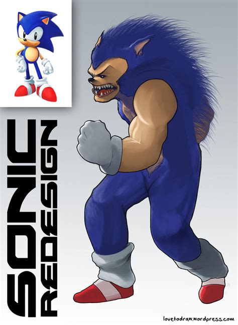 Sonic The Hedgehog Redesign By Pati88 On Deviantart