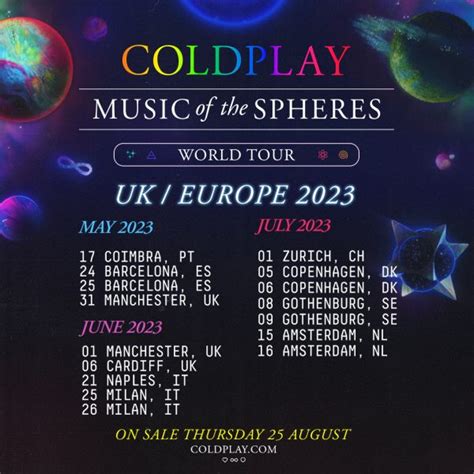 Coldplay Amsterdam Ticket Price