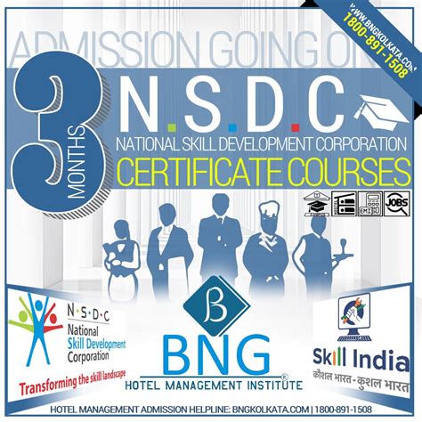 National Skill Development Corporation Courses Bng Hotel Management