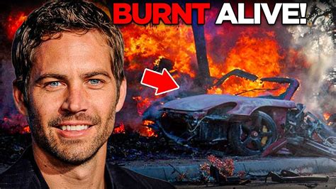 Paul Walker Car Crash On Fire