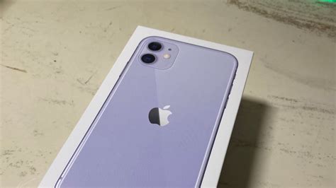 Purple Iphone 11 Unboxing And First Look Youtube