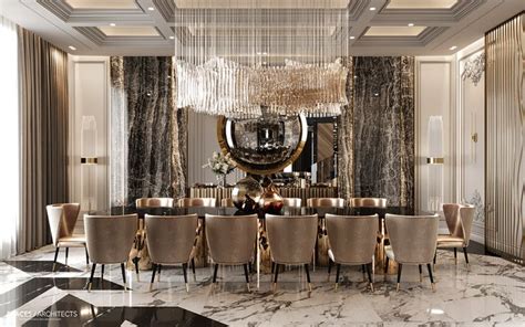 Luxury Mansion On Behance In 2020 Dining Room Design Luxury Luxury