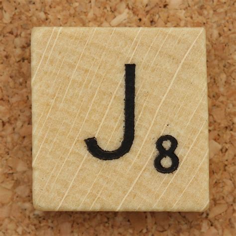 Wood Scrabble Tile J Leo Reynolds Flickr