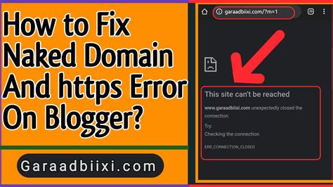 How To Fix Naked Domain On Blogger Custom Domain