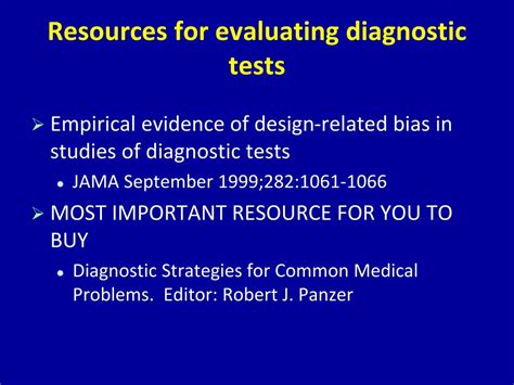 Ppt Understanding Diagnostic Tests Powerpoint Presentation Free