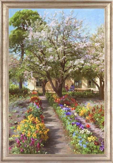 Der garten im fruhling garten. Dietz-Giclée | Peder Mönsted "Blühender Garten im Frühling ...