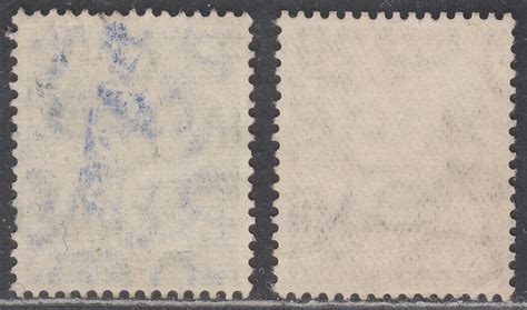 King George VI 1937 Watermark Inverted 1½d 2½d Used SG464Wi SG466Wi