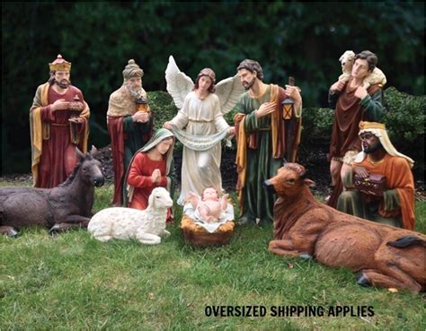 Large Outdoor Nativity Sets Hobby Lobby 39 Quot Large Scale Fiberglass
