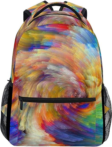 Tie Dye Kids School Backpack Book Bag Travel Daypack Uk Luggage