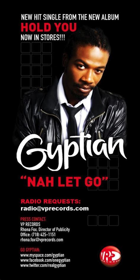 Hip Hop And Reggae Release Dates Gyptian Nah Let Go