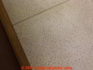 Examples of materials that might contain asbestos fibers. Asbestos-Free Ceiling Tiles How to recognize or test to ...
