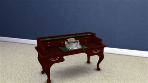 Buyable Antique Typewriter Without Case By Xordevoreaux At Mod The Sims