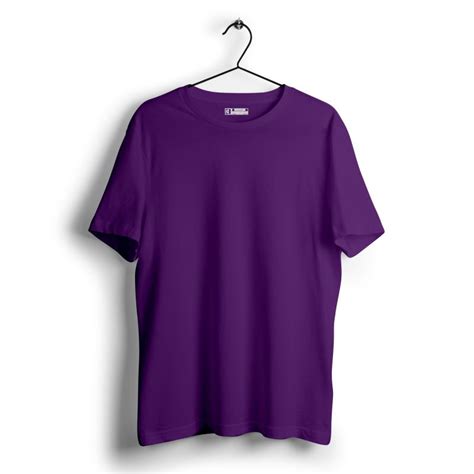 Purple Plain Tshirt Unifort Fit