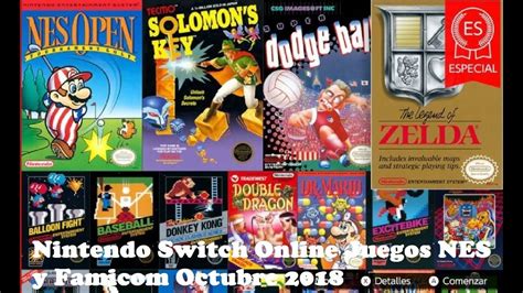 Hay que irse a octubre de 2018 para dibujar la historia de esa switch pro que no ha llegado a ser. Nintendo Switch Online:Juegos NES y Famicom Octubre de ...