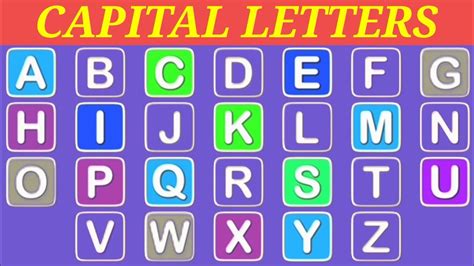 Abcd Capital Letters Capital Abcd Alphabets In Capital Letters