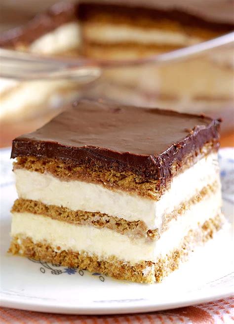 Chocolaty, rich dessert made with crushed. No Bake Chocolate Eclair Icebox Cake - Cakescottage