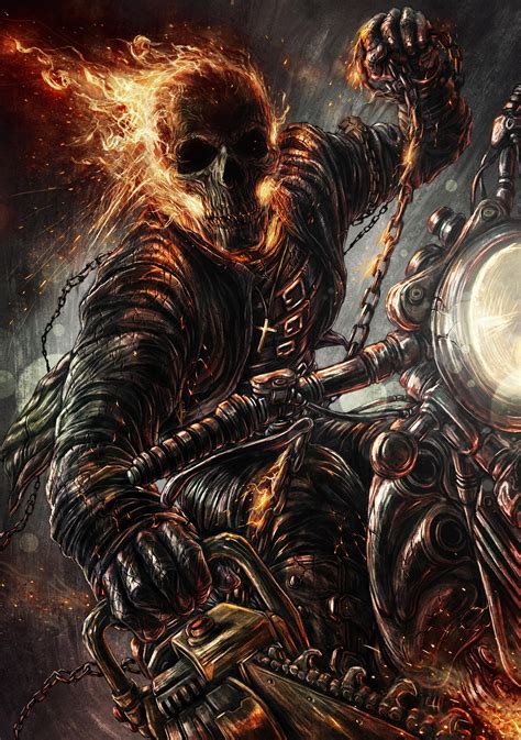 Road Kill Johnny Blaze As Ghost Rider The Spirit Of Vengeance
