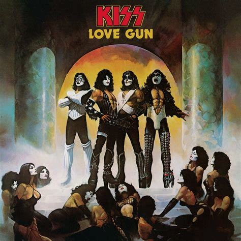 Kiss Love Gun Album Cover Poster 24 X 24 Inches Fantastic Etsy