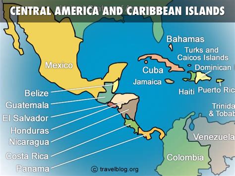 Central America And Caribbean Islands By Ashley Adams