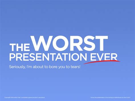 How To Create A Terrible Powerpoint Presentation Trashedgraphics