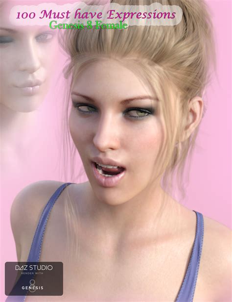 100 Must Have Expressions For Genesis 8 Females Daz 3d