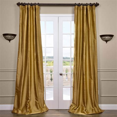 Wise Selection Of Gold Curtain For A Loyal Look