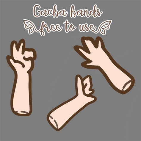 Gacha Hands Made By Me In Hands Free Okay Gesture