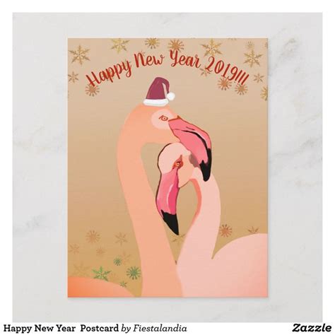 Happy New Year Postcard Zazzle Co Uk New Year Postcard Postcard Happy