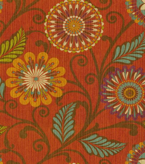 Upholstery fabric is heavyweight and. HGTV Home Decor Print Fabric Urban Blosson Harvest at ...