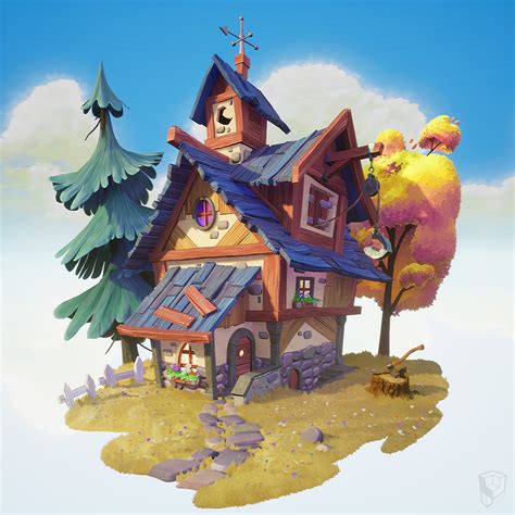 Cute Stylized House Games Artist