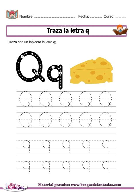 Palabras con la letra Q Actividades y ejemplos para niños