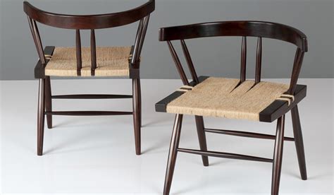 George Nakashima S Iconic Grass Seated Chairs Up For Auction At