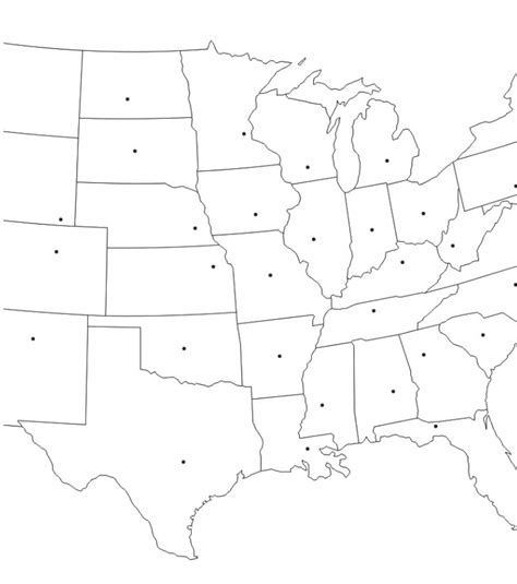 Midwest Capitals Map Diagram Quizlet