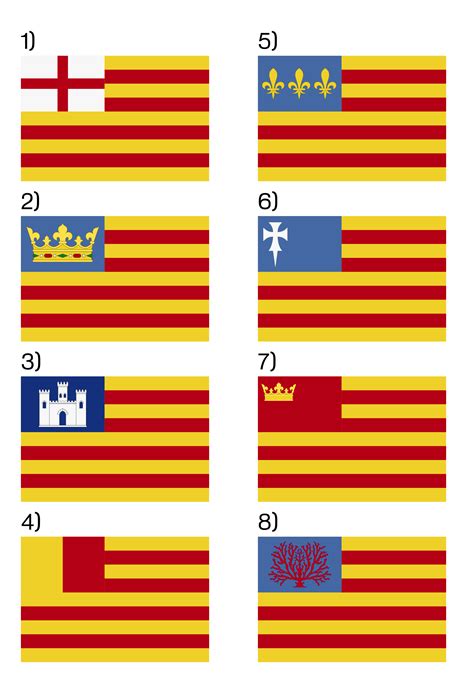 Privative Flags For Catalan Speaking Territories Vexillology