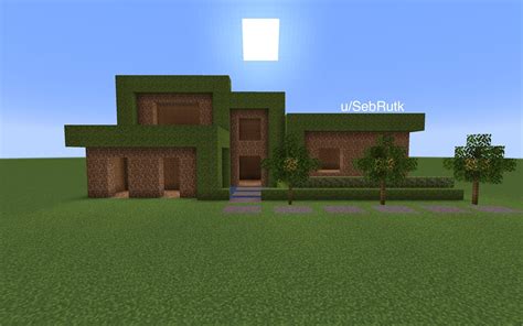 I Built A House Using Dirt And Its Variants Rminecraft