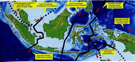 Gambar Peta Jalur Perdagangan Dunia Di Indonesia Gambar Peta Gambaran