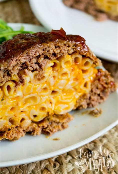 Biting into the delicious dish that is mac and cheese has always been a delight for children and adults. Mac and Cheese Stuffed Meatloaf | Meatloaf recipe with ...