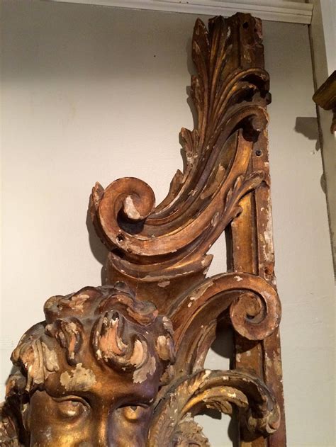 Italian Rococo Giltwood Carving Sculpture At 1stdibs