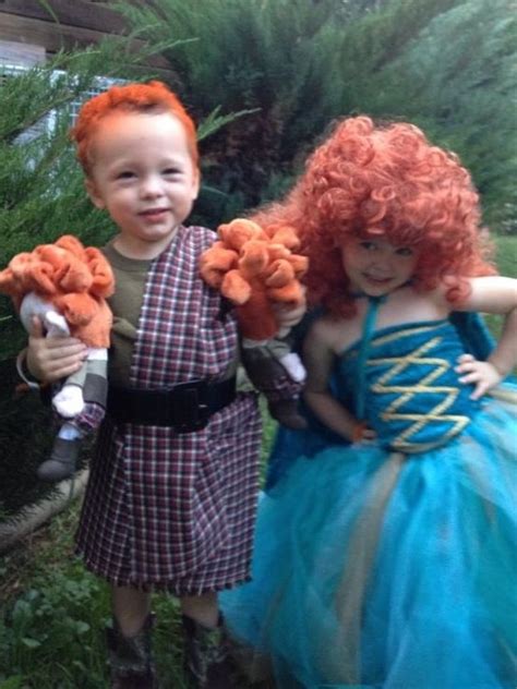 Diy Brave Costume Idea For Twins Hamish And His Triplet Brothers And