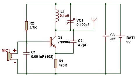 Transistors Fm Transmitter Circuit Working