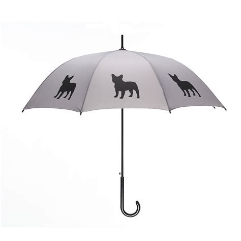 This Super Cool New Silver French Bulldog Umbrella From The San