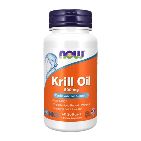 Now Krill Oil 500mg Softgels Now