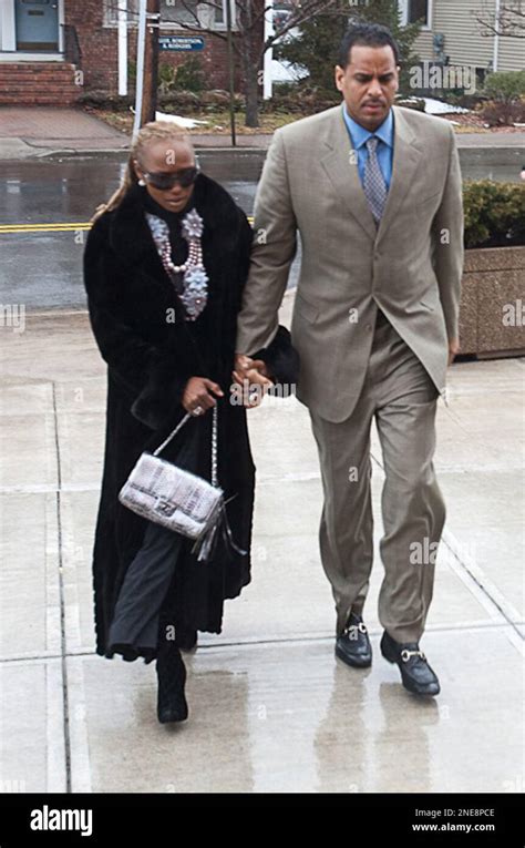Former Nba Star Jayson Williams And Wife Tanya Young Williams Arrive At