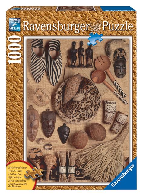 Ravensburger African Artifacts 1000 Piece Wooden Structure Puzzle