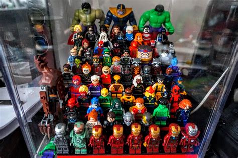 my marvel minifig collection is getting a bit crowded r lego