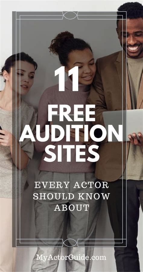 11 Free Casting Sites Every Actor Should Know About My Actor Guide In